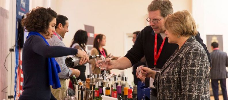 USA Trade Tasting Exhibitors and Visitors Corner